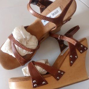 Wooden wedges Steve madden